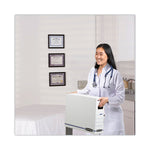 X-Ray Storage Boxes, 5" X 18.75" X 14.88", White/blue, 6/carton