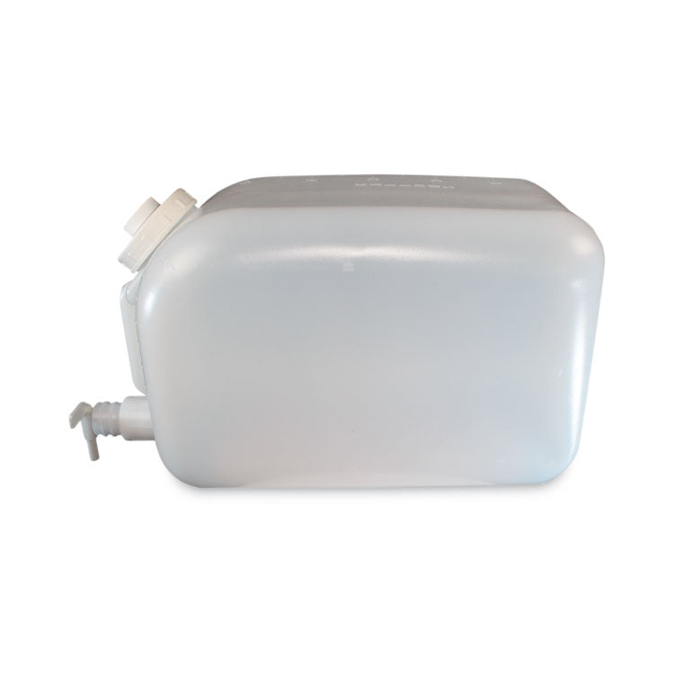 Shur-Fill Dispenser, 5 Gal, Clear, 8/carton