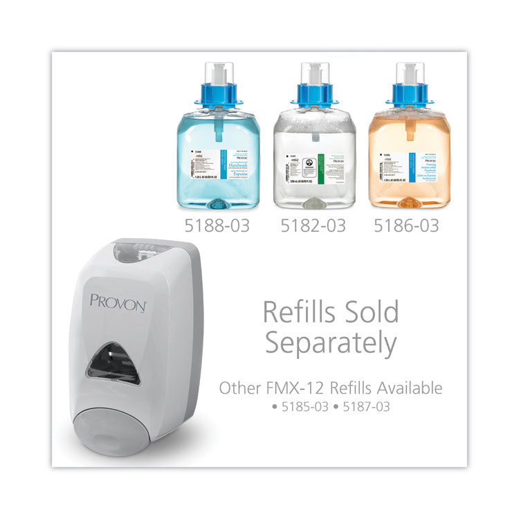 FMX-12T Foam Soap Dispenser, 1,250 mL, 6.25 x 5.12 x 9.88, Dove Gray, 6/Carton