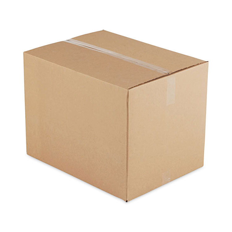 Cubed Fixed-Depth Brown Corrugated Shipping Boxes, Regular Slotted Container, Large, 11" x 15" x 6", Brown Kraft, 25/Bundle