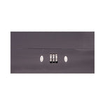 Cash Box with Combination Lock, 6 Compartments, 11.8 x 9.5 x 3.2, Charcoal