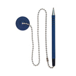 Antimicrobial Ballpoint Counter Pen, Medium 1 mm, Blue Ink, Blue Barrel