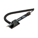 Wedgy Secure Antimicrobial Ballpoint Counter Pen, Fine 0.5 mm, Black Ink, Black Barrel