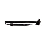 Wedgy Secure Antimicrobial Ballpoint Counter Pen, Fine 0.5 mm, Black Ink, Black Barrel