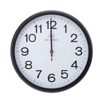 Deluxe 13 1/2" Indoor/outdoor Atomic Clock, 13.5" Overall Diameter, Black Case, 1 Aa (sold Separately)