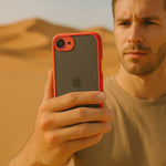 SaharaCase Venture Series Phone Case for iPhone 16e, Shock Absorbing, Viper Red (CP00805)