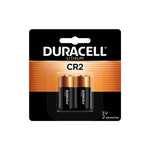 Duracell CR2 Lithium Battery, 2/Pack (DLCR2B2PK)