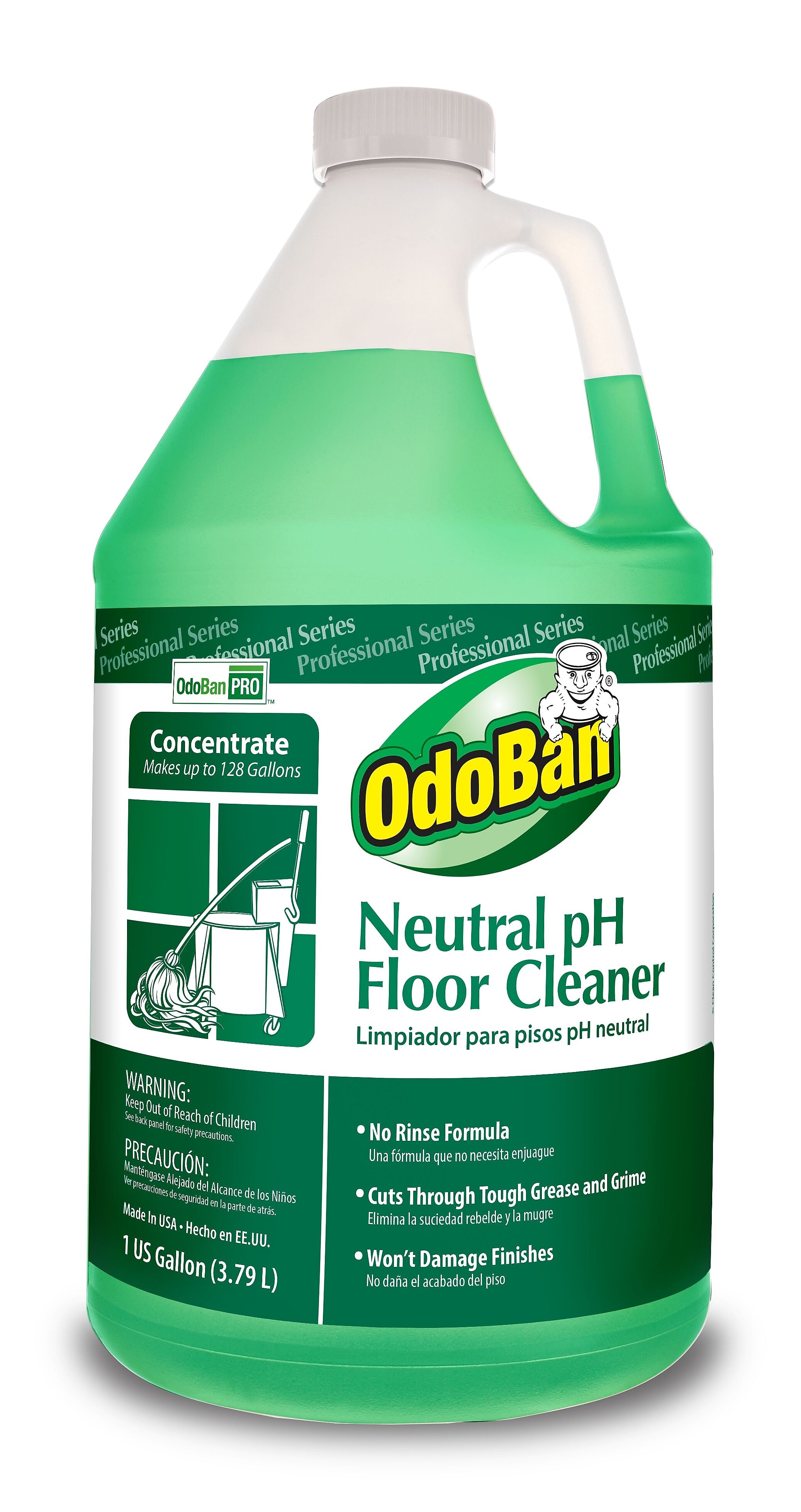 OdoBan Professional Floor Cleaner, Citrus Scent, 1 Gallon (936162-G4)