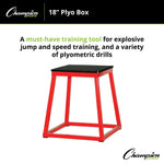Olympia Sports 18" Deluxe Steel Plyobox (OSTR605P)