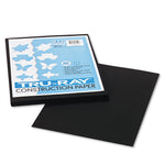 Tru-Ray Construction Paper, 76 lb Text Weight, 9 x 12, Black, 50/Pack