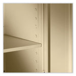 72" High Standard Cabinet (Unassembled), 36w x 18d x 72h, Black