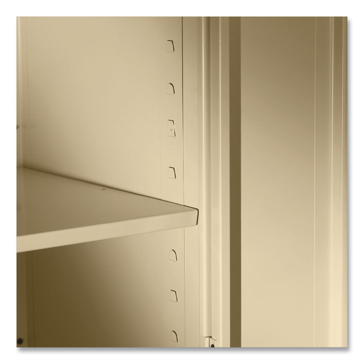 78" High Deluxe Cabinet, 36w X 18d X 78h, Light Gray