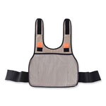 Chill-Its 6235 Standard Phase Change Cooling Vest, Cotton, Small/Medium, Khaki