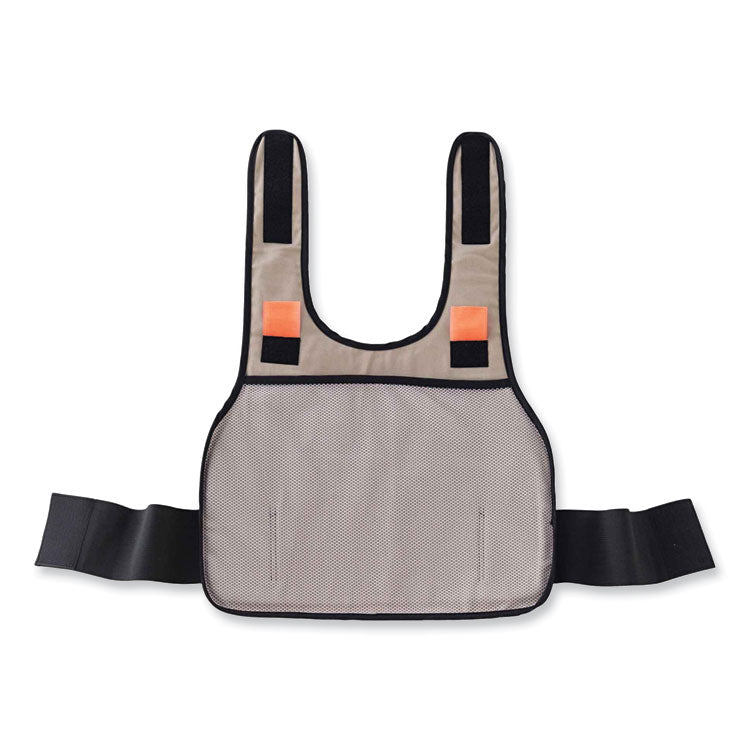 Chill-Its 6235 Standard Phase Change Cooling Vest, Cotton, Large/X-Large, Khaki