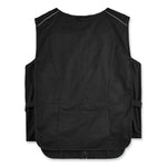 Chill-Its 6255 Lightweight Phase Change Cooling Vest, Cotton/Polyester, Small/Medium, Black