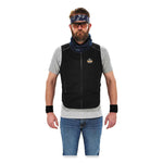 Chill-Its 6255 Lightweight Phase Change Cooling Vest, Cotton/Polyester, Small/Medium, Black