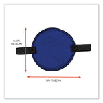Chill-Its 6715 Hard Hat Cooling Pad - Polymers, 7 x 6.5, Blue