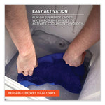 Chill-Its 6602 Evaporative PVA Cooling Towel, 29.5 x 13, One Size Fits Most, PVA, Blue, 50/Pack