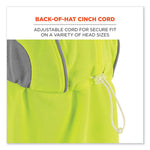 Chill-Its 6650 High-Performance Hat Plus Neck Shade, Polyester, One Size Fits Most, Lime