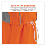 Chill-Its 6650 High-Performance Hat Plus Neck Shade, Polyester, One Size Fits Most, Orange