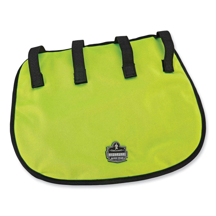 Chill-Its 6670CT Cooling Hard Hat Neck Shade - PVA, 14.75 x 10.5, Lime