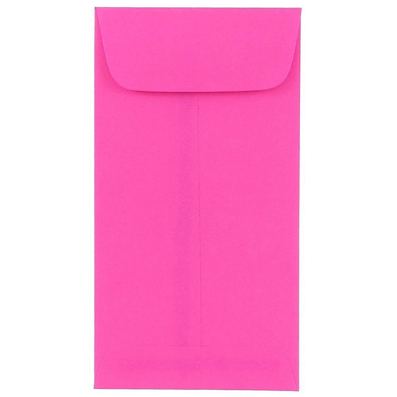 JAM Paper #7 Invitation Envelopes, 3 1/2" x 6 1/2", Ultra Fuchsia Hot Pink, 100/Pack (1526767d)