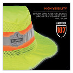 Chill-Its 8935CT Hi-Vis PVA Ranger Sun Hat, Small/Medium, Lime