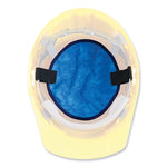 Chill-Its 6715CT Hard Hat Cooling Pad - PVA, 7 x 6.5, Blue
