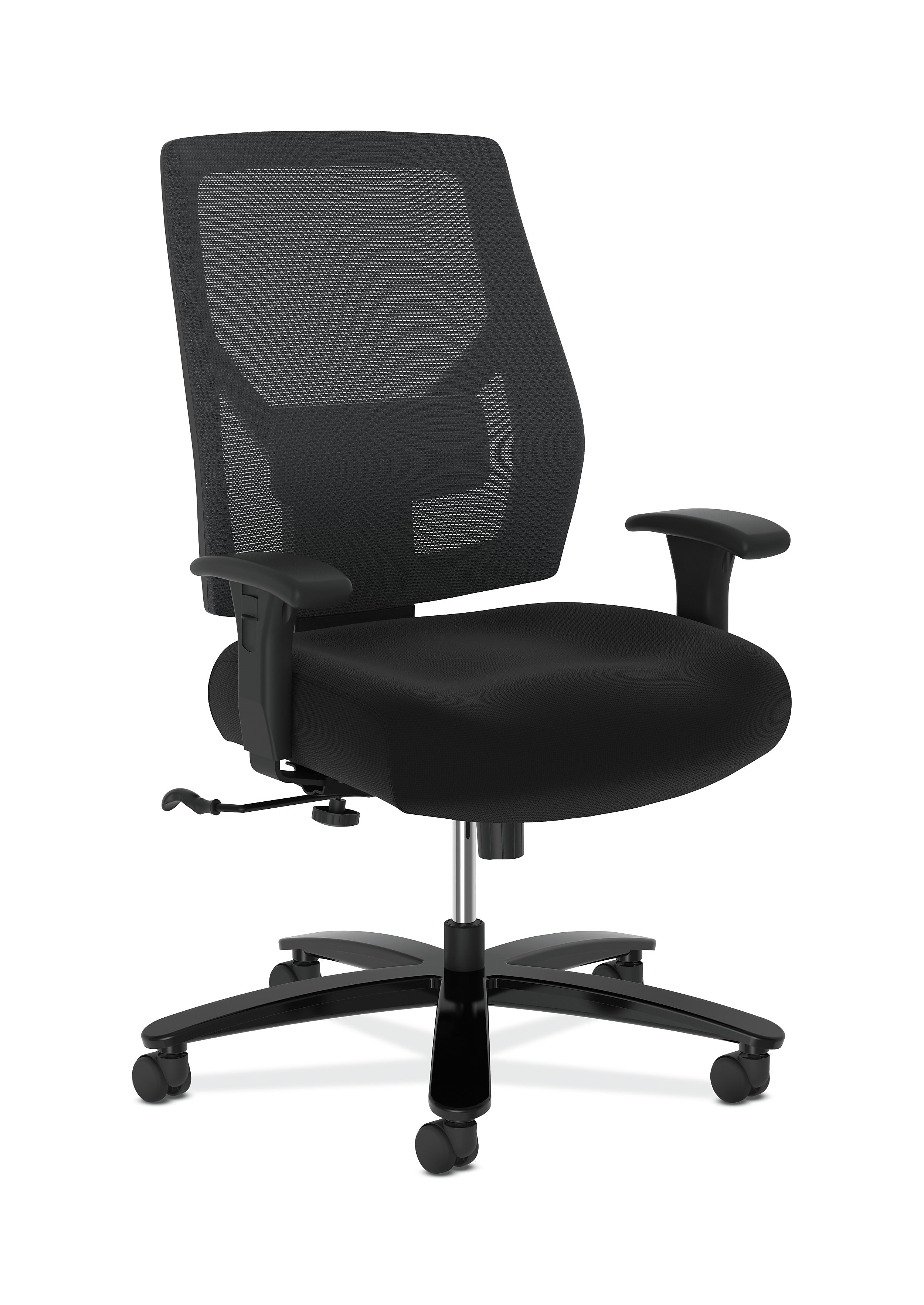HON Crio Fabric Managers Big & Tall Chair, 450 lb. Capacity, Black (BSXVL585ES10T)