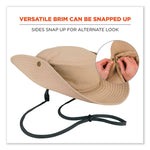 Chill-Its 8936 Lightweight Mesh Paneling Ranger Hat, Small/Medium, Khaki