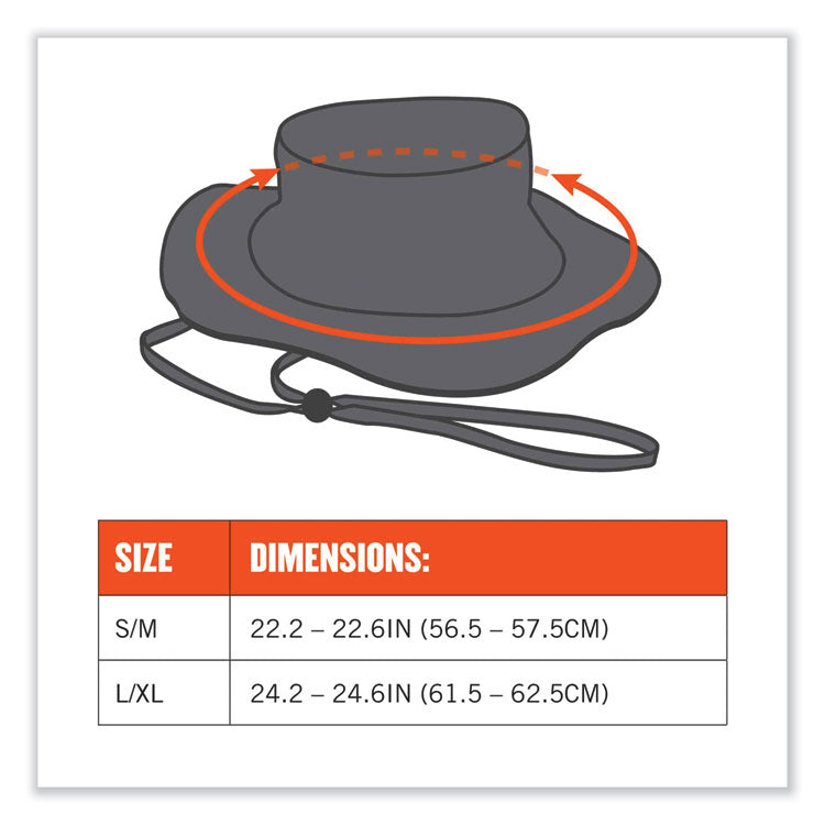 Chill-Its 8936 Lightweight Mesh Paneling Ranger Hat, Large/X-Large, Khaki
