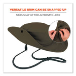 Chill-Its 8936 Lightweight Mesh Paneling Ranger Hat, Small/Medium, Olive