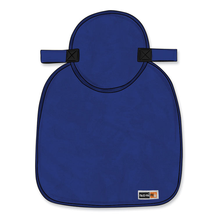 Chill-Its 6717FR FR Cooling Hard Hat Pad and Neck Shade, 12.5 x 9.75, Blue