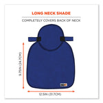 Chill-Its 6717FR FR Cooling Hard Hat Pad and Neck Shade, 12.5 x 9.75, Blue
