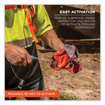 Chill-Its 6602MF Evaporative Microfiber Cooling Towel, 40.9 x 9.8, One Size Fits Most, Microfiber, Orange