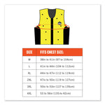 Chill-Its 6685 Premium Dry Evaporative Cooling Vest with Zipper, Nylon, 2X-Large, Lime