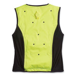 Chill-Its 6685 Premium Dry Evaporative Cooling Vest with Zipper, Nylon, 4X-Large, Lime