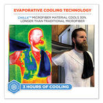 Chill-Its 6602MF Evaporative Microfiber Cooling Towel, 40.9 x 9.8, One Size Fits Most, Microfiber, Lime