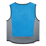 Chill-Its 6667 Wet Evaporative PVA Cooling Vest with Zipper, PVA, X-Large, Blue
