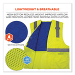 Chill-Its 6668 Class 2 Hi-Vis Safety Cooling Vest, Polymer, Small, Lime