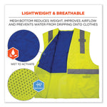 Chill-Its 6668 Class 2 Hi-Vis Safety Cooling Vest, Polymer, 2X-Large, Lime
