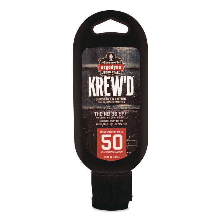 Krewd 6352 SPF 50 Sunscreen Lotion, 1.5 oz Bottle, 12/Carton