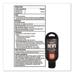 Krewd 6352 SPF 50 Sunscreen Lotion, 1.5 oz Bottle, 12/Carton