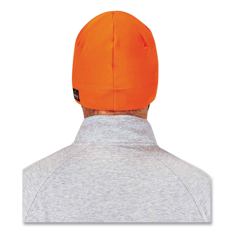 N-Ferno 6804 Skull Cap Winter Hat with LED Lights, One Size Fits Most, Orange