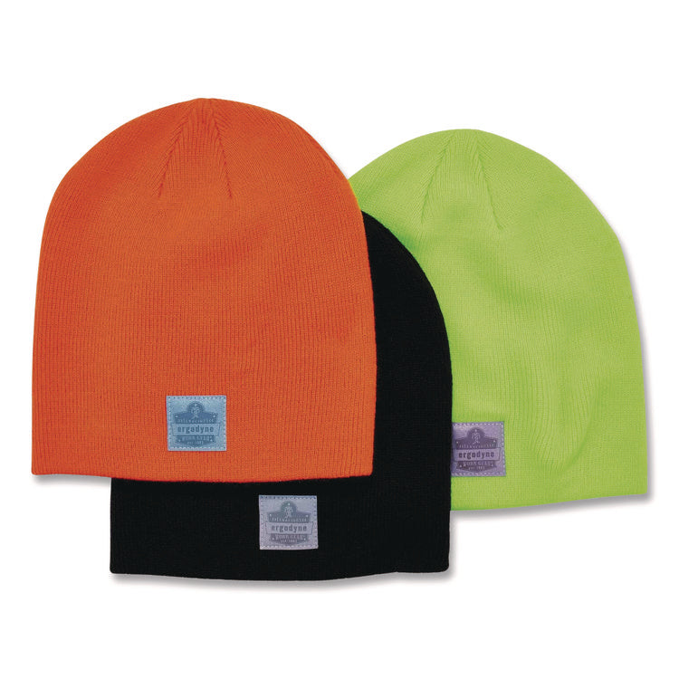 N-Ferno 6812 Rib Knit Beanie, One Size Fits Most, Black