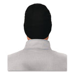 N-Ferno 6812 Rib Knit Beanie, One Size Fits Most, Black