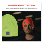 N-Ferno 6812 Rib Knit Beanie, One Size Fits Most, Orange
