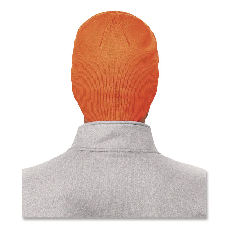 N-Ferno 6812 Rib Knit Beanie, One Size Fits Most, Orange