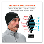 N-Ferno 6818 Knit Winter Hat Fleece Lined, One Size Fits Most, Black