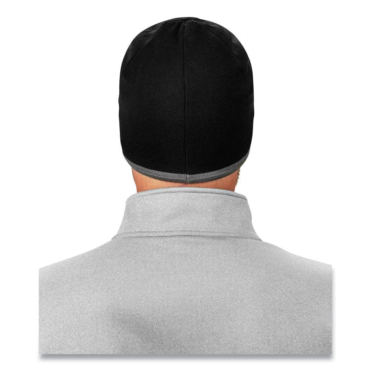 N-Ferno 6818 Knit Winter Hat Fleece Lined, One Size Fits Most, Black
